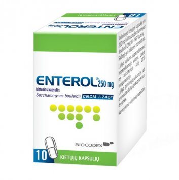 ENTEROL 250 mg kapsulės N10