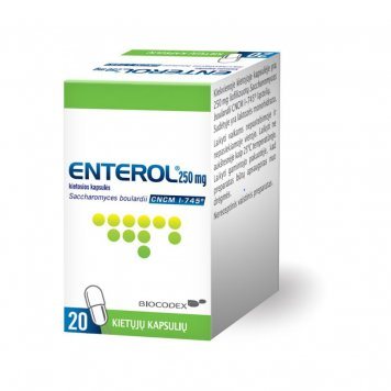 ENTEROL 250 mg kapsulės N20