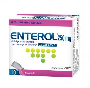 ENTEROL 250 mg milteliai geriamajai suspensijai N10