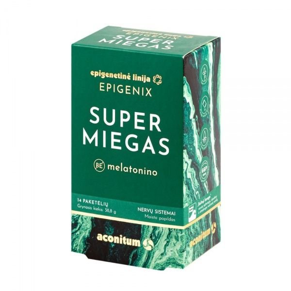 EPIGENIX maisto papildas SUPER MIEGAS, 14 pak.