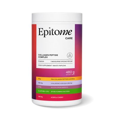 EPITOME Care Collagen Peptide Complex, ., milteliai, 480 g