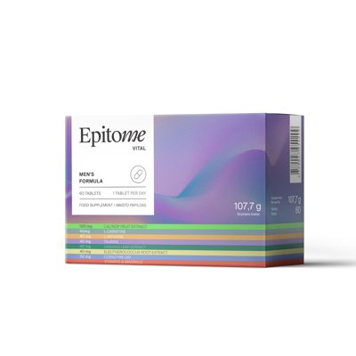 EPITOME VITAL MEN'S FORMULA, 60 tablečių