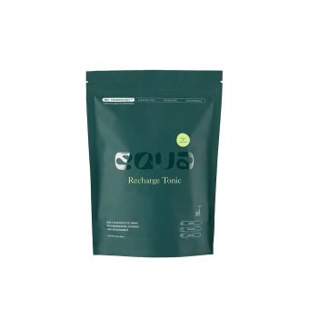 EQUA elektrolitų gėrimo milteliai RECHARGE TONIC-LEMON & GREEN TEA, 90 g