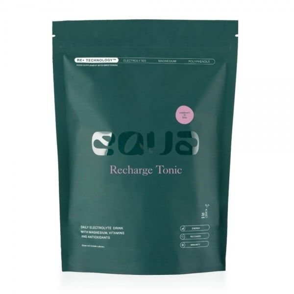 EQUA maisto papildas elektrolitai RECHARGE TONIC, spanguolių ir žaliosios citrinos skonio, 20 vnt