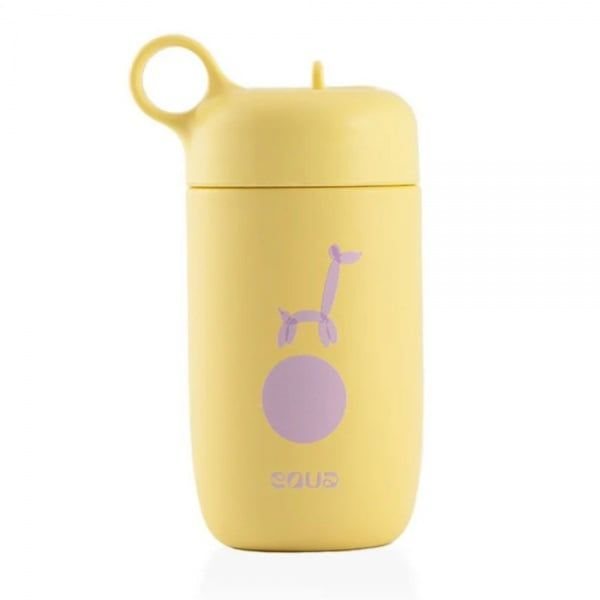 EQUA metalinė gertuvė vaikams GIRAFFE, 400 ml