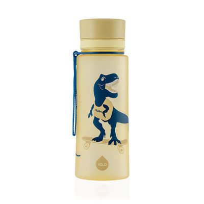 EQUA vaikiška gertuvė DINO, plastikinė, 1 vnt., 600 ml