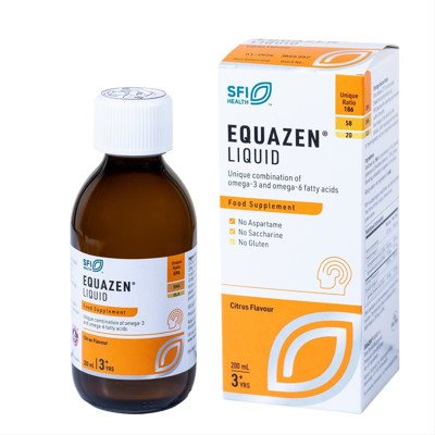 EQUAZEN, citrinų skonio skystis, 200 ml