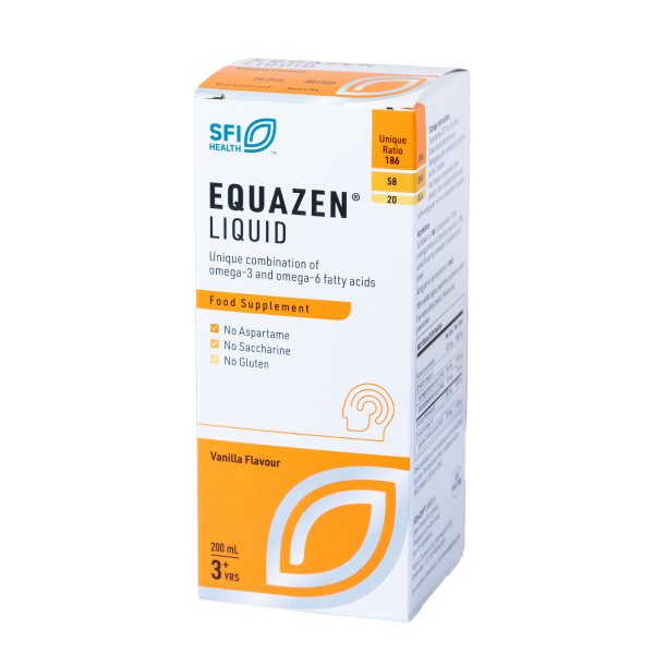 EQUAZEN maisto papildas LIQUID, vanilės skonio, 200 ml