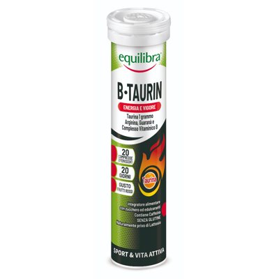 EQUILIBRA B-TAURINAS, 20 šnypščiančių tablečių