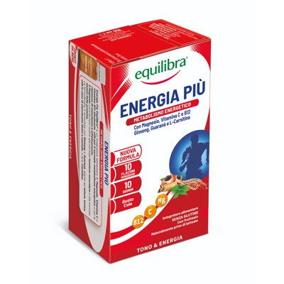 EQUILIBRA ENERGY PLUS, 10 buteliukų, 15 ml