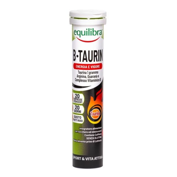 EQUILIBRA maisto papildas B-TAURIN, 20 tirpiųjų tab.