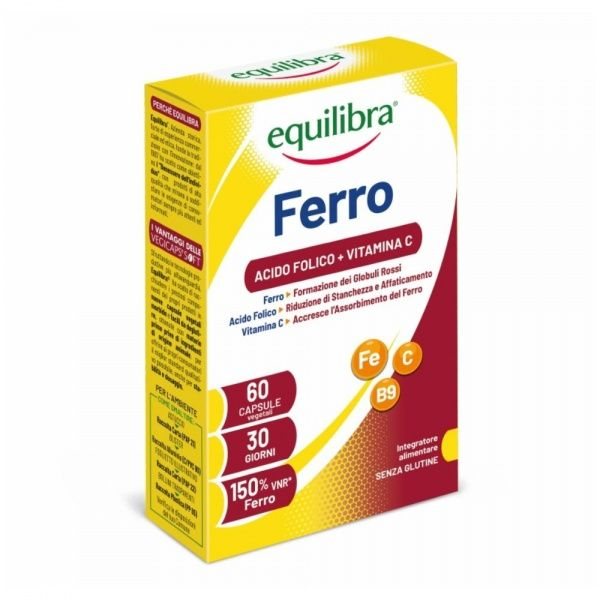 EQUILIBRA maisto papildas FERRO, 60 kaps.