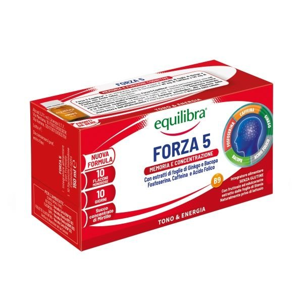 EQUILIBRA maisto papildas FORZA 5, x 15 ml, 10 vnt
