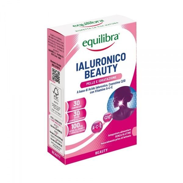 EQUILIBRA maisto papildas IALURONICO BEAUTY, 30 tab.