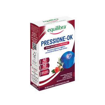 EQUILIBRA maisto papildas kraujospūdžiui PRESSIONE OK, 40 kapsulių