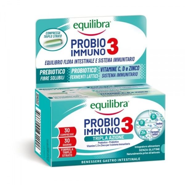 EQUILIBRA maisto papildas PROBIO 3 IMMUNO, 30 tab.
