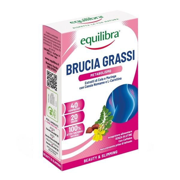 EQUILIBRA maisto papildas svorio pusiausvyros palaikymui BRUCIA GRASSI, 40 tab.