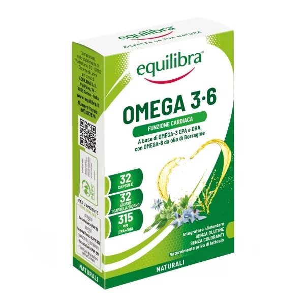 EQUILIBRA OMEGA 3-6 mink. kaps. N32