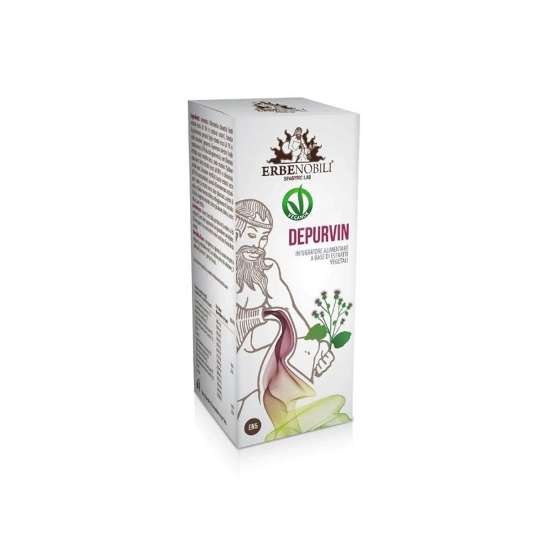 ERBENOBILI DEPURVIN – natūrali detoksikacija ir kepenų veiklos palaikymas, lašai, 50 ml