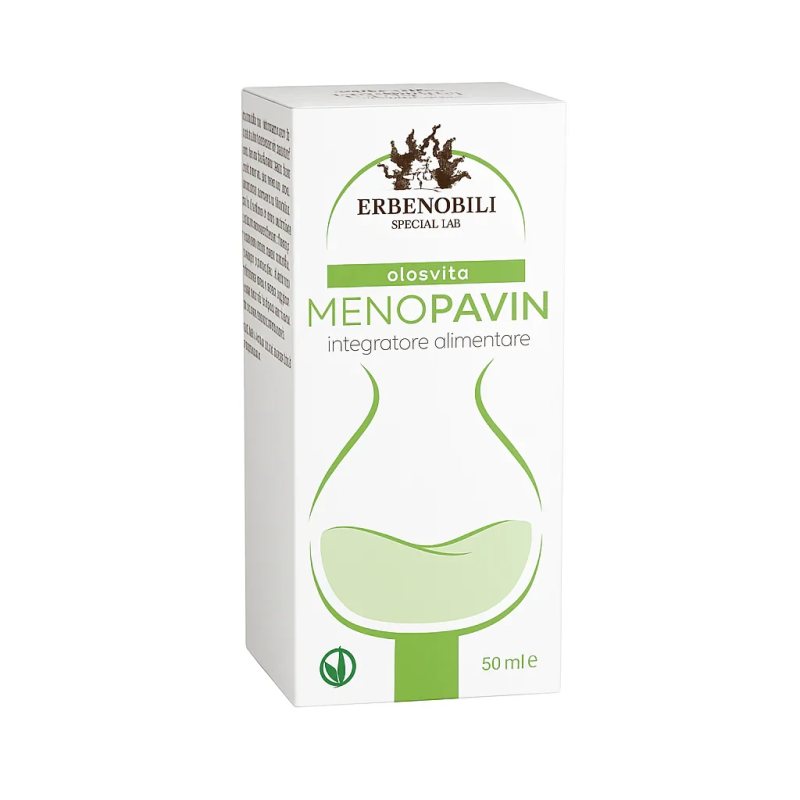 ERBENOBILI MENOPAVIN – natūrali pagalba menopauzės metu | Hormonų pusiausvyrai ir karščio bangoms, lašai, 50 ml