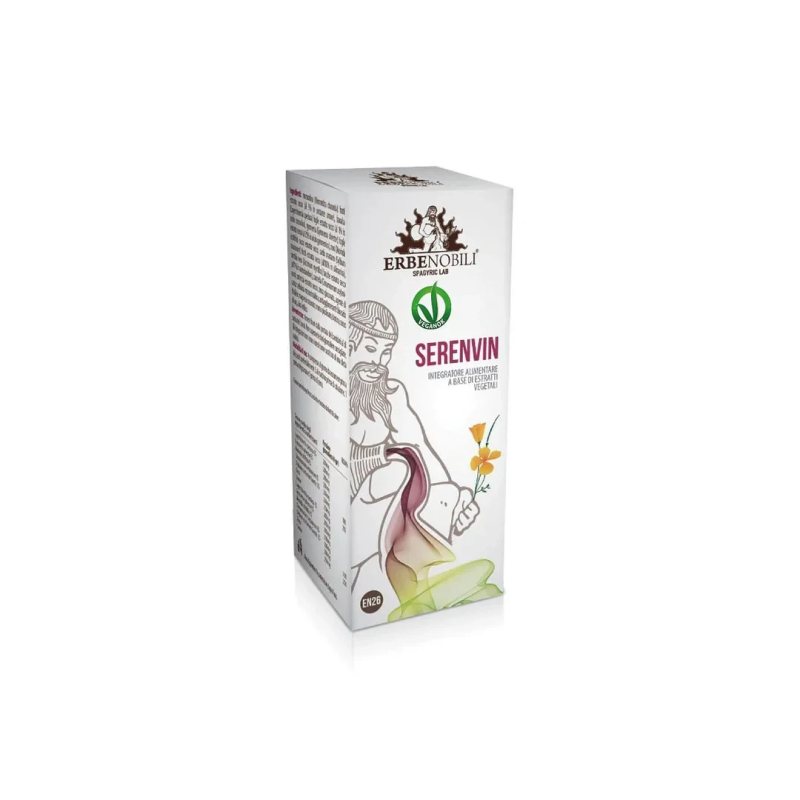 ERBENOBILI SERENVIN SERENVIN – natūrali pagalba atsipalaidavimui ir ramiam miegui, lašai, 50 ml