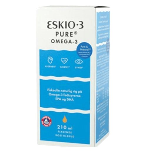ESKIO-3 PURE OMEGA-3 žuvų taukai, 210 ml