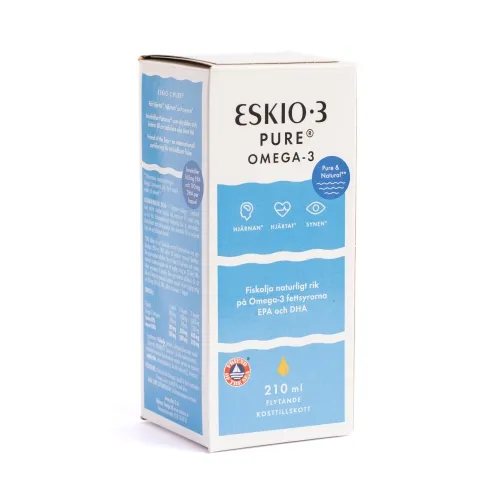 ESKIO-3 žuvų taukai PURE, 210 ml