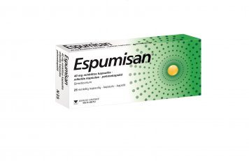 ESPUMISAN 40 mg kapsulės N25