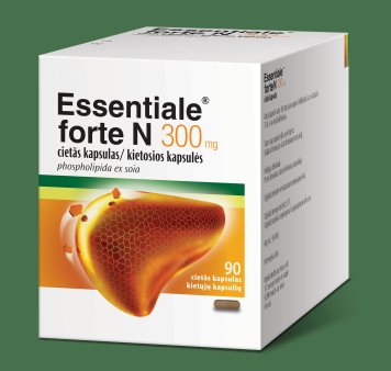 ESSENTIALE forte N 300 mg kietosios kapsulės N90