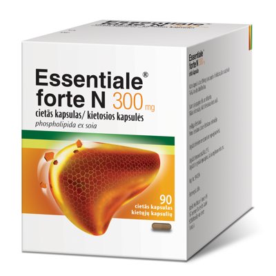 Essentiale forte N 300mg kietosios kapsulės N90