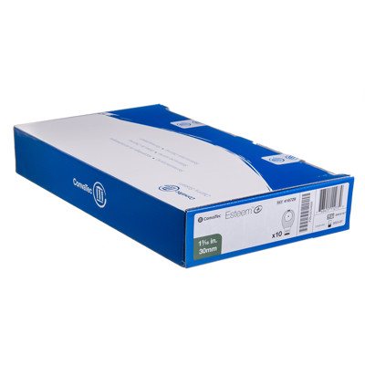 ESTEEM+, išmatų rinktuvų maišeliai, atviri, su filtru vienos dalies ir paslėptu dvigubu užsegimu, 10 vnt., 30 mm
