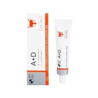 ESU LAPĖ A+D kremas, 10 g