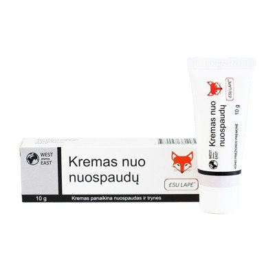 ESU LAPĖ, kremas nuo nuospaudų, 10 g