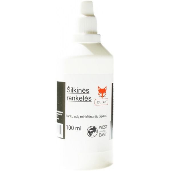 ESU LAPĖ šilkinės rankelės, 100 ml