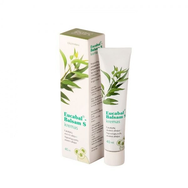 EUCABAL-BALSAM S 100 mg/30 mg/g kremas, 40 ml
