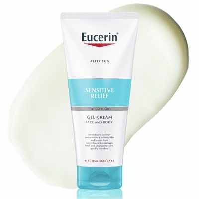 EUCERIN AFTER SUN SENSITIVE RELIEF, gelis-kremas po saulės, 1 vnt