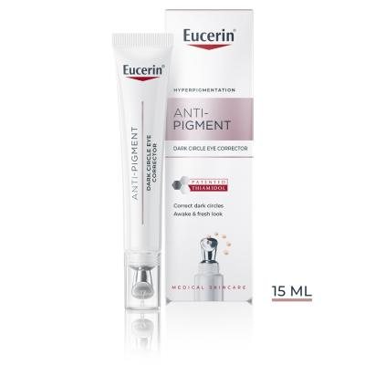 EUCERIN Anti-Pigment tamsius ratilus šviesinantis akių srities kremas, 15 ml