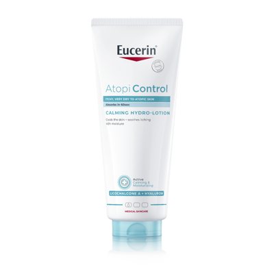 EUCERIN® AtopiControl raminamasis drėkinamasis kūno ir veido losjonas, 400 ml