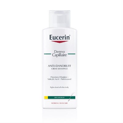 EUCERIN DERMOCAPILLAIRE, šampūnas nuo pleiskanų/sausai galvos odai, 250 ml