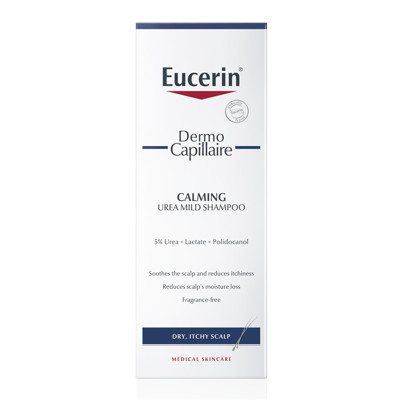 EUCERIN DERMOCAPILLAIRE, šampūnas sausai galvos odai su 5% šlapalu, 250 ml