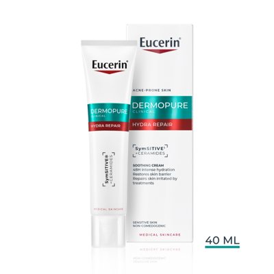EUCERIN DERMOPURE CLINICAL, raminamasis kremas, 40 ml