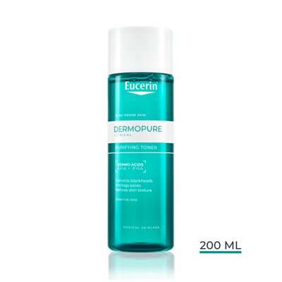 EUCERIN DERMOPURE CLINICAL, valomasis tonikas, 200 ml