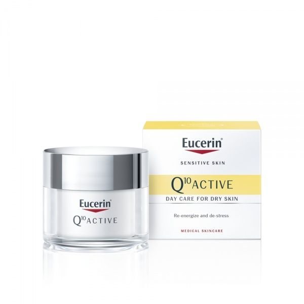 EUCERIN dieninis veido kremas jautriai odai Q10 ACTIVE, 50 ml