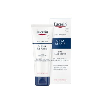 EUCERIN dieninis veido kremas sausai odai su 5% šlapalo UREAREPAIR, 50 ml