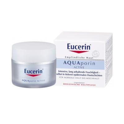 EUCERIN drėkinamasis veido kremas normaliai/mišriai odai AQUAporin Active Light, 50 ml
