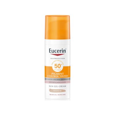 EUCERIN fluidas nuo saulės ir hiperpigmentacijos PIGMENT CONTROL, SPF50+, su spalva, 50 ml