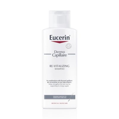 EUCERIN gaivinamasis šampūnas slenkantiems plaukams DERMOCAPILLAIRE, 250 ml