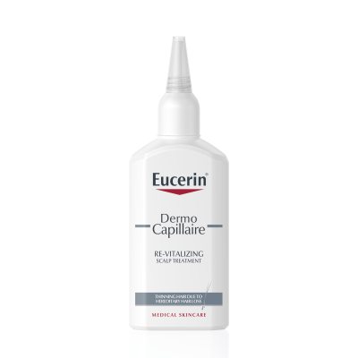 EUCERIN gaivinamoji galvos odos priežiūros priemonė slenkantiems ir plonėjantiems plaukams DERMOCAPILLAIRE, 100 ml