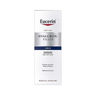 EUCERIN HYAL UREA NIGHT CREAM FOR DRY SKIN CREAM N1 (BEIERSDORF), 50 ml