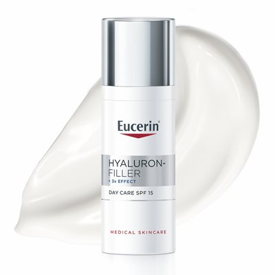 EUCERIN HYALURON - FILLER, dieninis kremas normaliai/mišriai odai, SPF 15, 50 ml